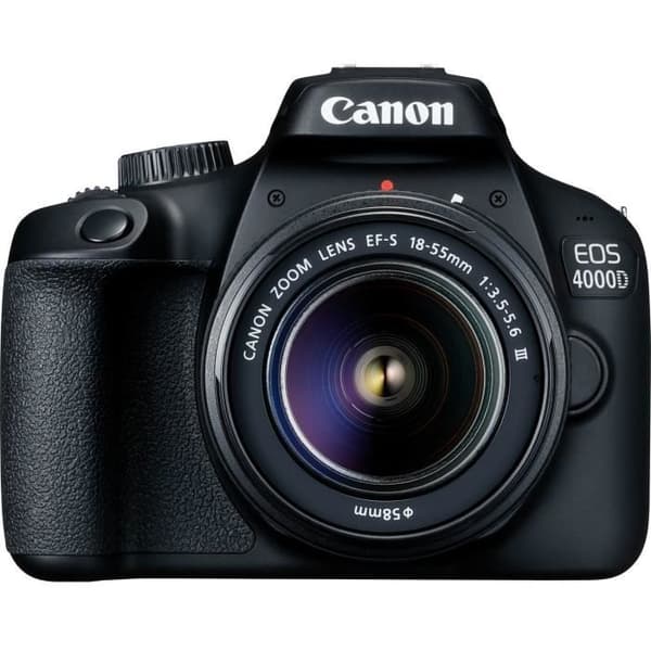 CANON EOS 4000D 18 megapixel - Wi-Fi + EF-S 18-55 III-objektiv Reflexkamera - DC