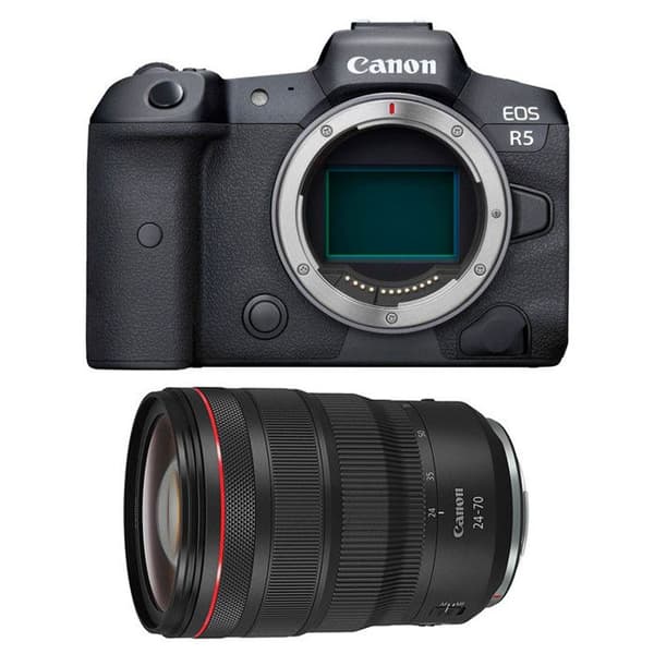 Canon hybridkamera eos r5 + rf 24-70mm f/2.8 l is usm