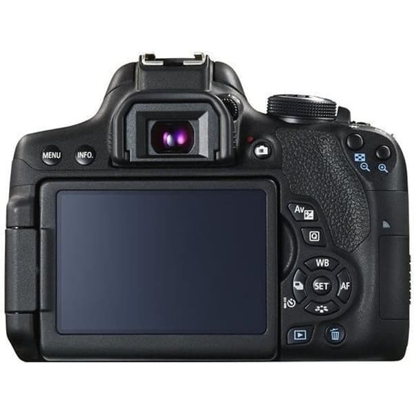 CANON EOS 750D naken - 24,2 megapixel digital SLR - Wi-Fi / NFC - Svart