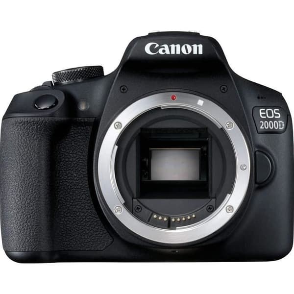 Canon EOS 2000D digitalkamera - Bare kropp - Svart - 24,1 megapixlar - Full HD 1080p video - WiFi/NFC