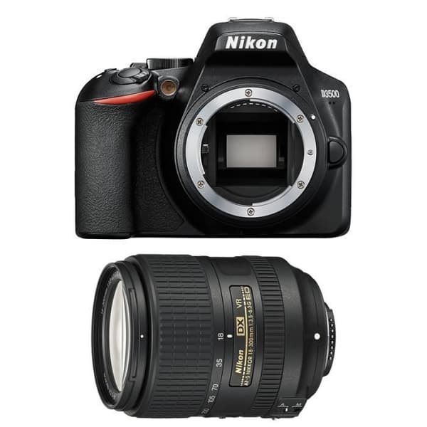 NIKON D3500 + AF-S DX VR 18-300 mm f/3.5-6.3 ED VR GARANTERAT 3 år