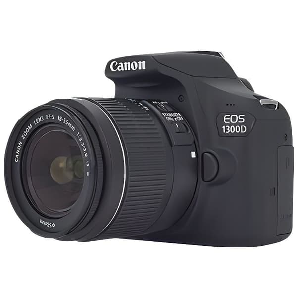 CANON 1300D reflexkamera - 18 megapixlar - WiFi/NFC - Svart Svart