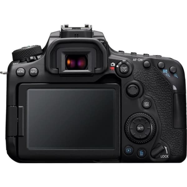 Canon EOS 90D nakenreflexkamera - CMOS - APS-C - 3840 x 2160p - Bluetooth - Wi-Fi - SD/SDHC/SDXC - Svart