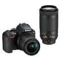 Miniatyrbild 3 av 4: Nikon D3500 AF-P DX 18-55VR+AF-P 70-300VR SLR-kamera - 24,2 Mp CMOS DX - Full HD - Snapbridge - Svart