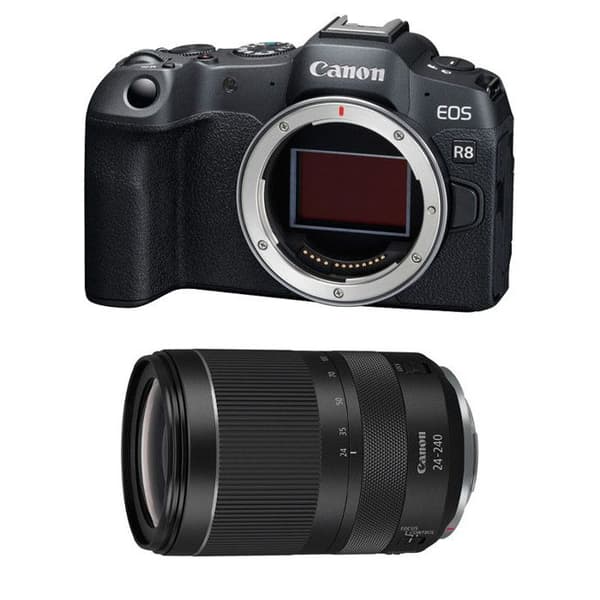 Canon hybridkamera eos r8 + rf 24-240mm f/4-6.3 is usm