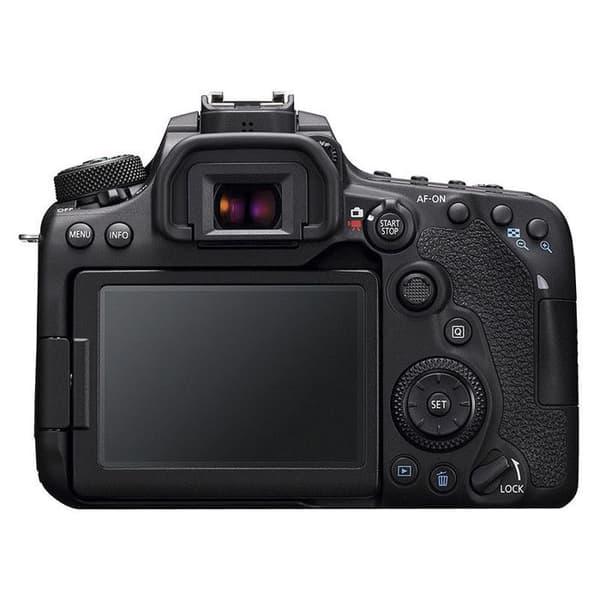 Canon EOS 90D digital reflexkamera - 4K - Videoingång - CMOS - Integrerad blixt - Svart