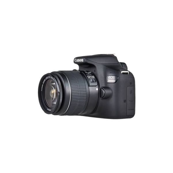 CANON EOS 2000D 24.1 MP SLR-kamera + 2 EF-S 18-55 IS II &amp; EF 50mm F / 1.8 STM-objektiv