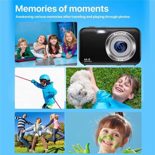 INF Digitalkamera 1080P 44MP 16x zoom 2,4-tommers skjerm