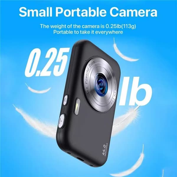 INF Digitalkamera 1080P 44MP 16x zoom 2,4-tommers skjerm