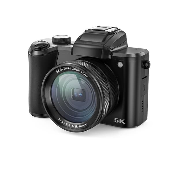 INF Digitalkamera (5k) med doble kameraer foran, autofokus, 32 GB-minnekort