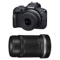 Miniatyrbild 1 av 4: Canon hybridkamera eos r100 + rf-s 18-45mm f/4.5-6.3 is stm + rf-s 55-210mm f/5-7.1 is stm