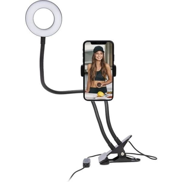 Digital videokamera - BIGBEN CONNECTED - Vloggingset 2 i 1 - 12 MP - Vattentålig - Bluetooth