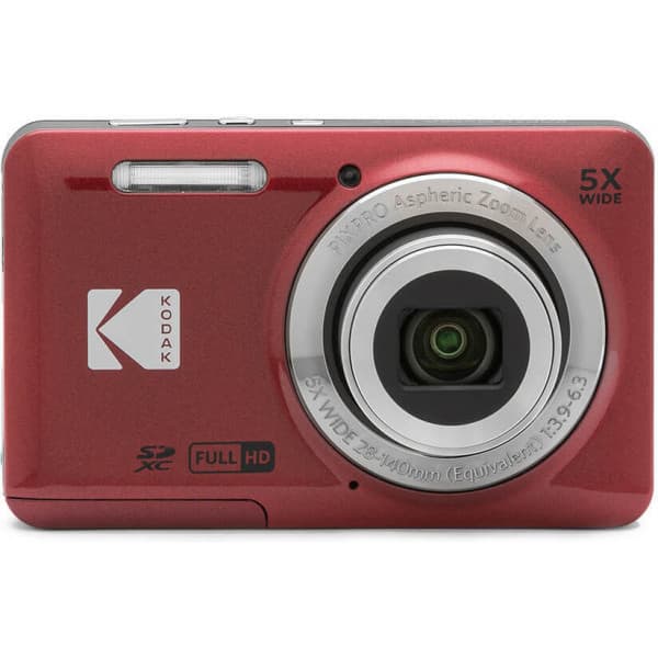 Kodak Pixpro FZ55 digital kamera, rød Rød