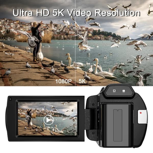 INF Kompakti kädessä pidettävä 5K DSLR-videokamera HDV265K