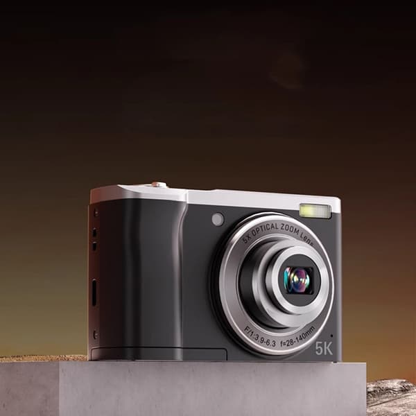 INF 5K digitalkamera med 5X optisk zoom og anti-shake stabilisering