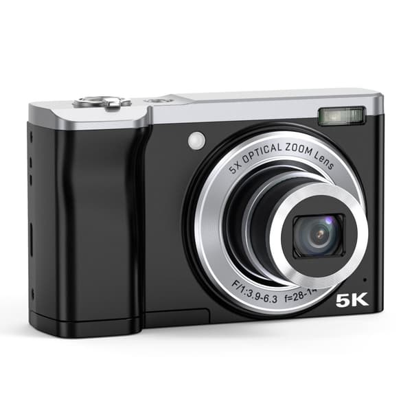 INF 5K digitalkamera med 5X optisk zoom og anti-shake stabilisering