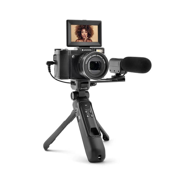 Vloggkamera Realishot 5x Optisk Zoom Svart