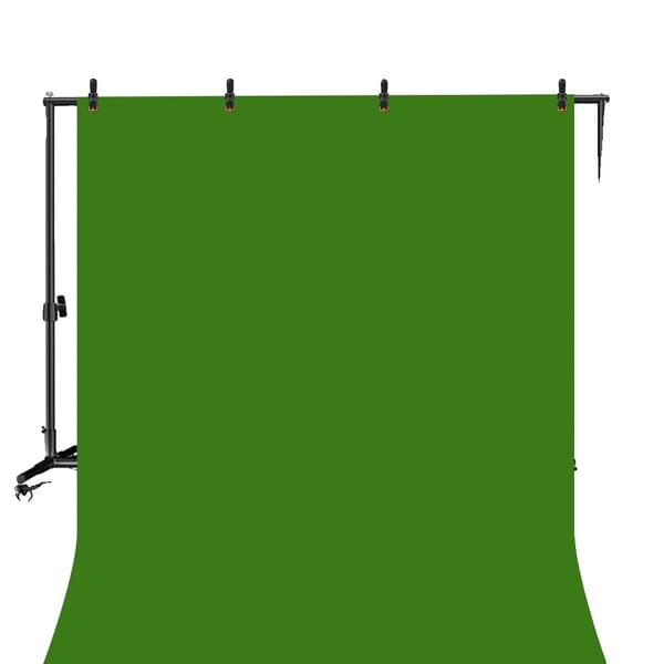 Foto Studie Baggrunde, Flytbare Baggrunde, Justerbar Højde, 2x2 med sort
