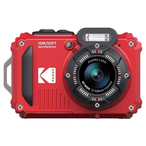 Kodak Pixpro WPZ2 vattentät kompaktkamera Röd - 0819900014020