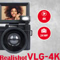 Miniatyrbild 2 av 4: Kit Vlogging - AGFA FOTO - VLG-4K - Kamera 24MP - Videoupplösning 4K - Vidvinkelobjektiv