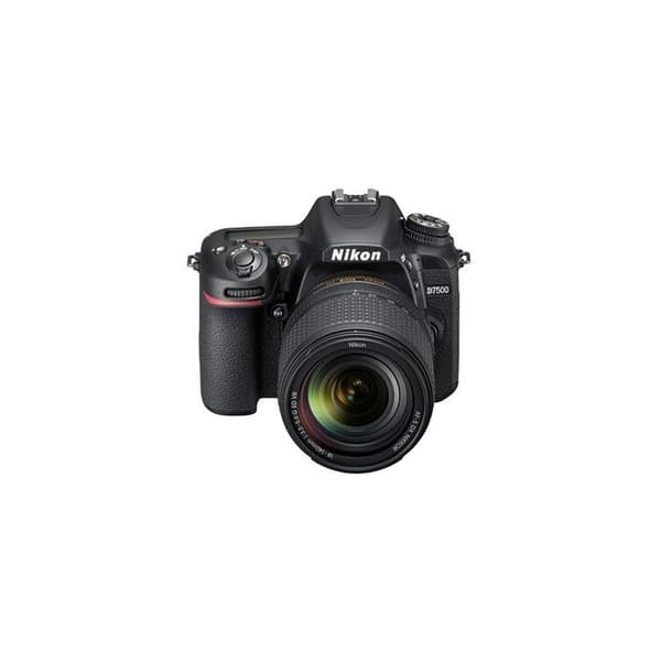 NIKON - REFLEX D7500 - AF-S 18/140 VR - 21,5 Mp - CMOS DX - 3,2 tums pekskärm - full HD Svart