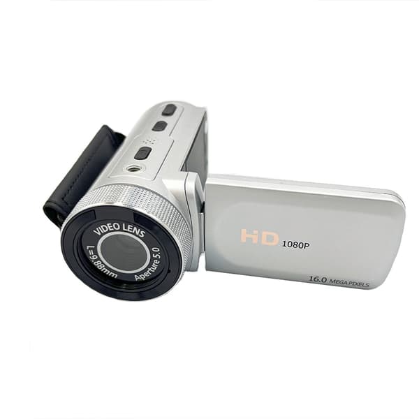 INF HD digitalkamera med vidvinkelobjektiv Hvid