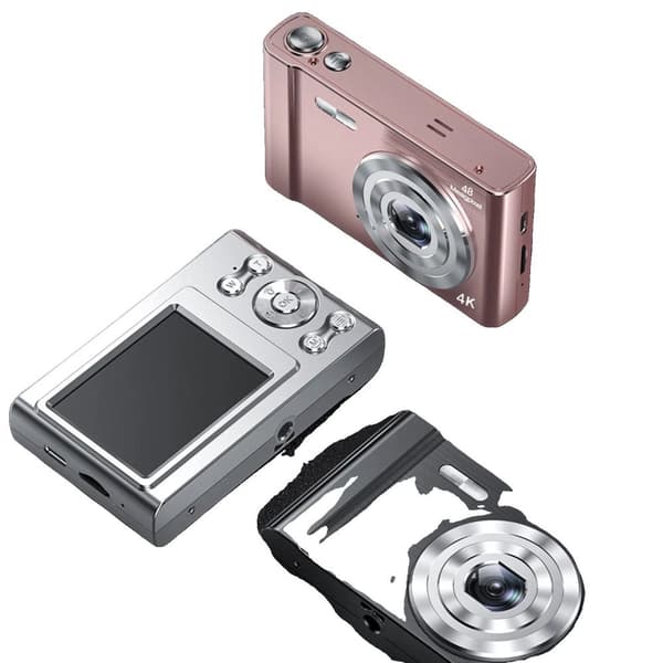 Digitalt kamera, 4K video, 48MP, , Pink W 32GB Card