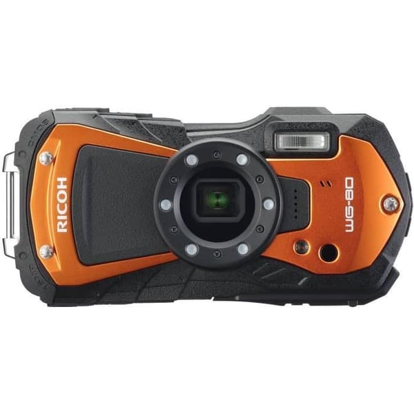 RICOH WG 80 Vattentät kompaktkamera - 16MP - 5X zoom - Orange