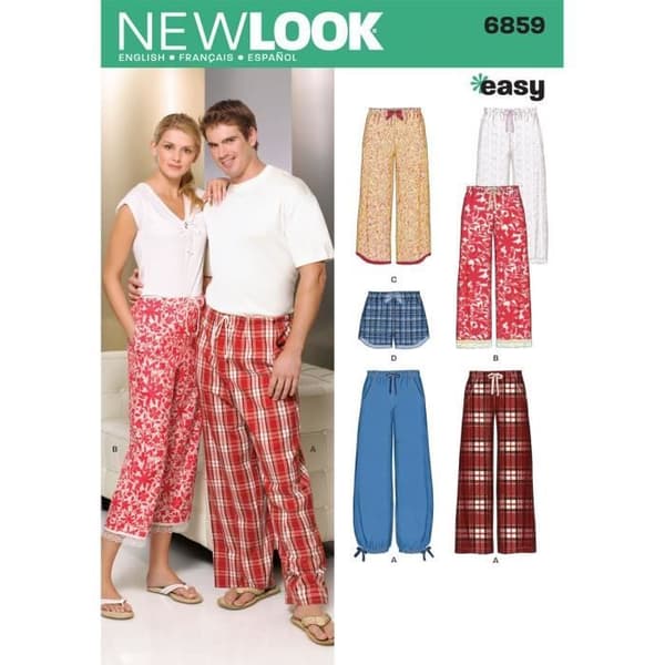 New Look NL6859 Symönster Byxor + Capris + Shorts 22 x 15 cm - U06859A