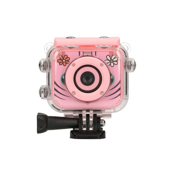 Extralink actionkamera til børn med vandtæthed på op til 30 meter - Pink