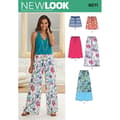 Miniatyrbild 1 av 4: New Look NL6271 Mönster för Sömnad Kjol + Shorts + Byxor 22 x 15 cm - U06271A