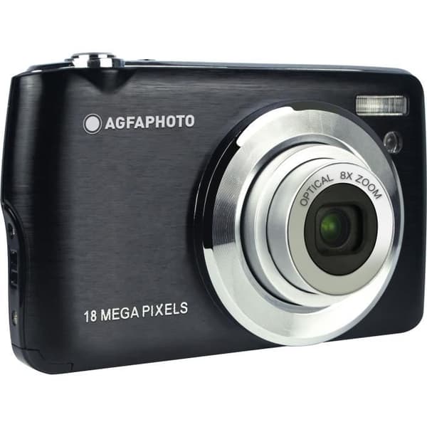 AGFA PHOTO - Compact Cam DC8200 Digital Camera - Svart - Fodral + 16 GB SD-kort