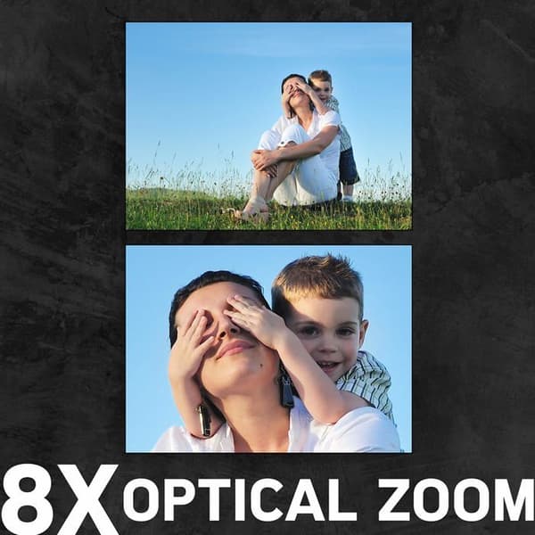 Kompakt Digitalkamera - AGFA PHOTO - DC8200 - CMOS - Optisk Zoom x8 - FHD 1080p