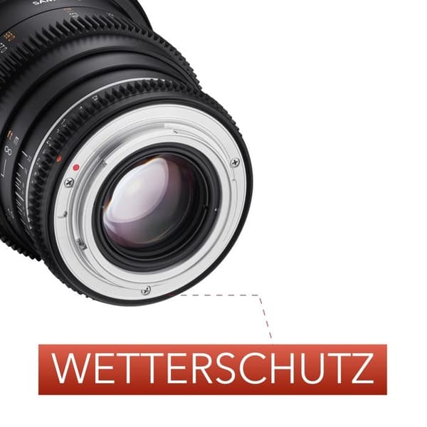 Samyang videolinsobjektiv vdslr 85mm t1.5 mk2 kompatibel med canon rf
