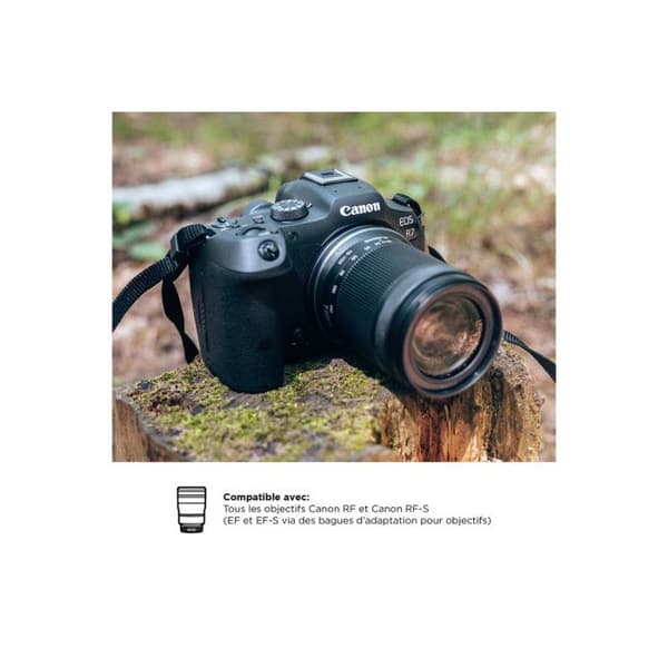Kamerahybrid - Canon - EOS R7 - 32,5 MP - Zoom 18-150mm - Video 4K