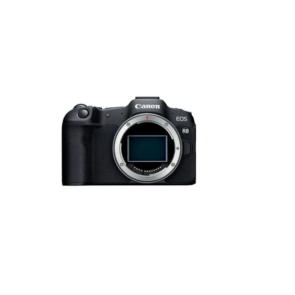 Canon hybrid kamerar eos r8 naken