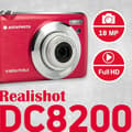 Miniatyrbild 2 av 4: AGFA PHOTO Realishot DC8200 - Compact Cam Digital Camera (18MP, Full HD-video, 2,7-tums LCD-skärm, 8X optisk zoom, batteri