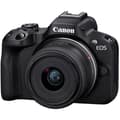Miniatyrbild 1 av 3: Canon spegellös kamera EOS R50 svart + RF-S 18-45 mm f/4.5-6.3 IS STM - 4549292205046