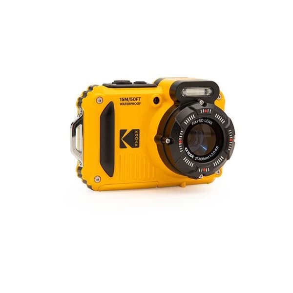 Kompakt vattentät och stötsäker digitalkamera KODAK Pixpro WPZ2 Gul 16MPixel Gul