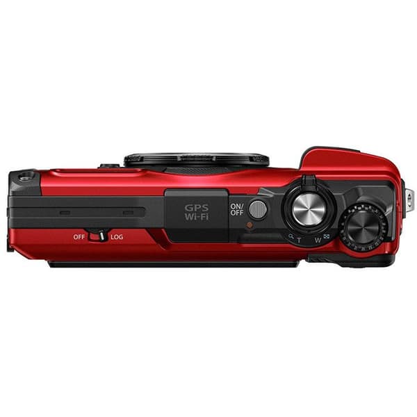 Olympus kompakt vattentät kamera tg7 röd