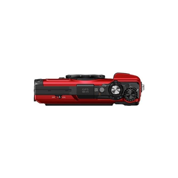 Olympus kompakt vattentät kamera tg7 röd