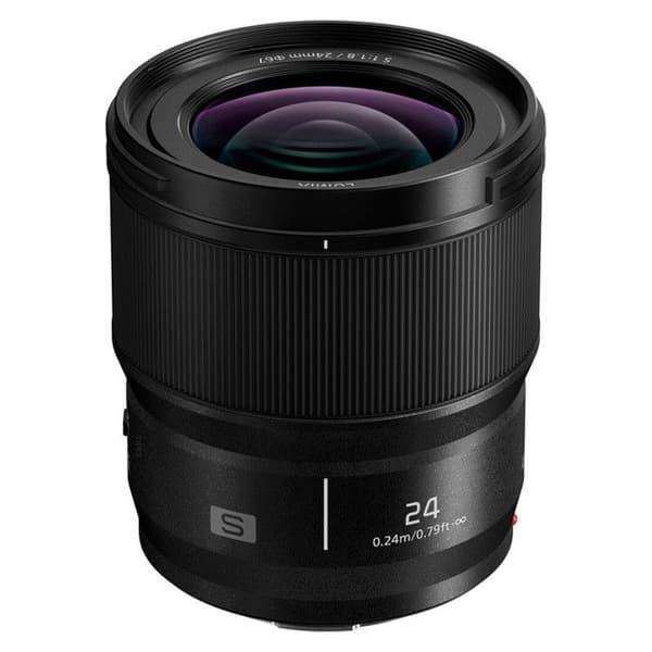 Panasonic för hybrid fullformat objektiv Lumix S 24mm f/1.8 Svart