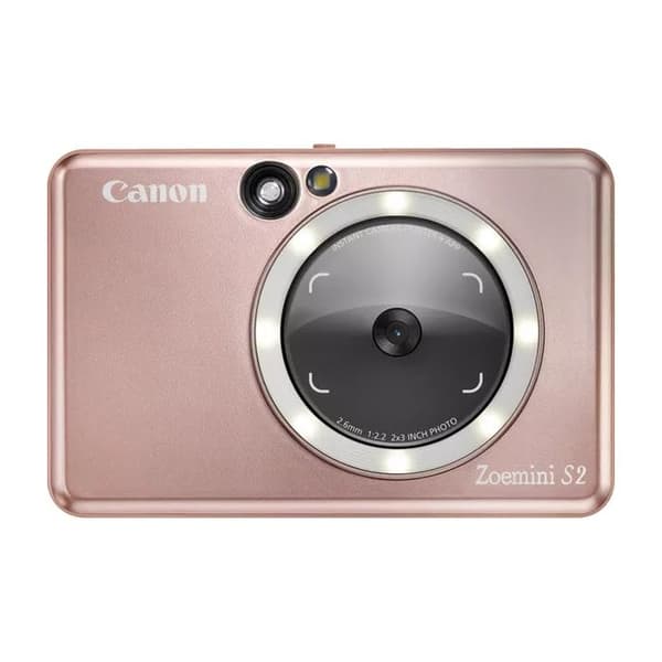 Omedelbar kamera - Canon - ZOEMINI S2 - Roséguld - Kompakt - Inkluderar 10 ZINK-ark