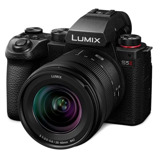 Panasonic hybridkamera Lumix S5 Mark II + objektiv 20-60 Svart