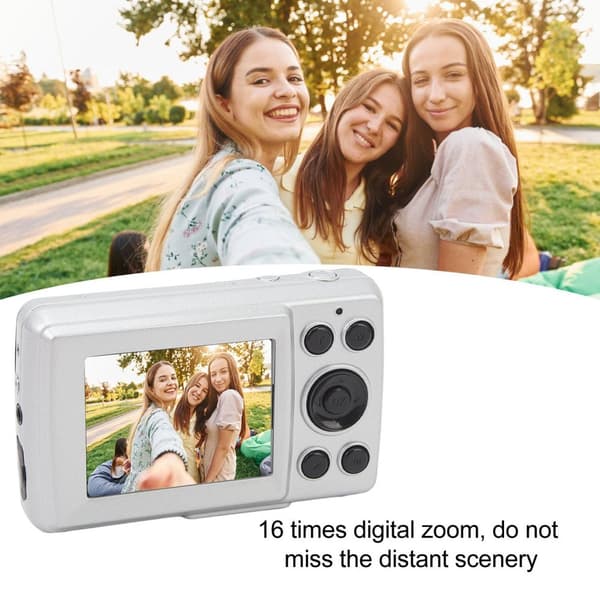 INF 1080P, 16 MP kompakt digitalkamera med 2,4-tommer skærm - 32 GB