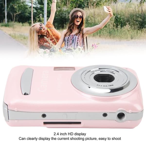 INF 1080P, 16 MP kompakt digitalkamera med 2,4-tommer skærm - 32 GB