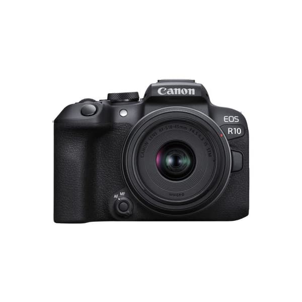 Hybridkamera - Canon - EOS R10 - 24,2 MP - 4K - RF-S 18-45mm objektiv