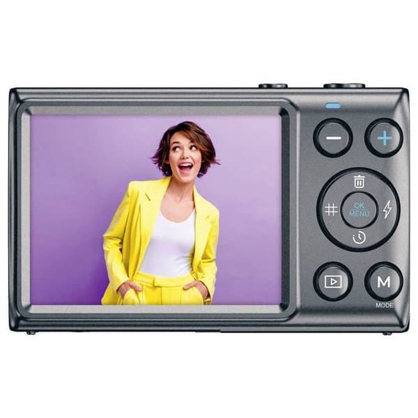 Easypix V48 Pocket Antrasit Digitalkamera 8 Mill. pixel antracit integrerat batteri, 4K-video, Full video