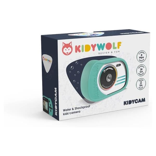 Kidywolf kompaktkamera Kidycam Grön Blå - 5407009180439