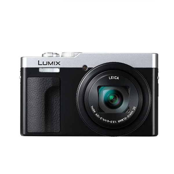 Panasonic kompaktkamera Lumix TZ99 silver Svart, Silver